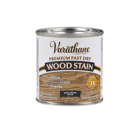 VARATHANE Premium Semi-Transparent Golden Oak Oil-Based Urethane Modified Alkyd Fast Dry Wood Stain 262021